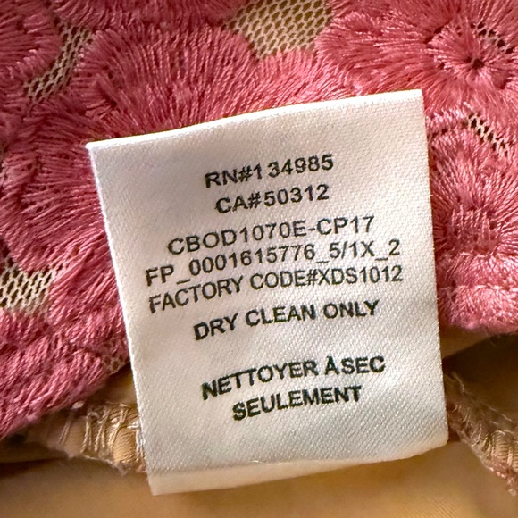 For Love and Lemons Pink Temecula Bodysuit M - Picture 9 of 9